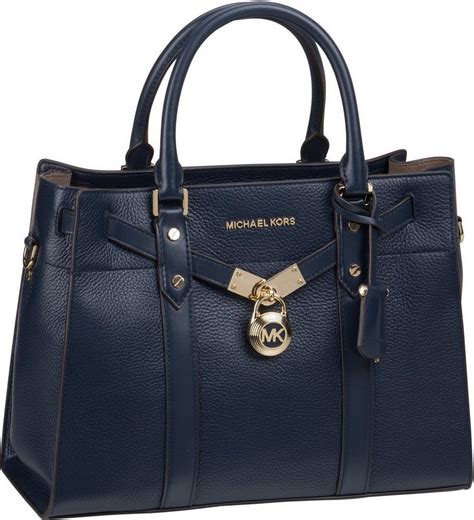 michael kors hamilton satchel blue|michael kors nouveau hamilton bag.